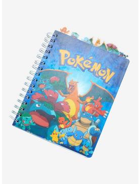 Pokemon Kanto Starters Tab Journal, , hi-res