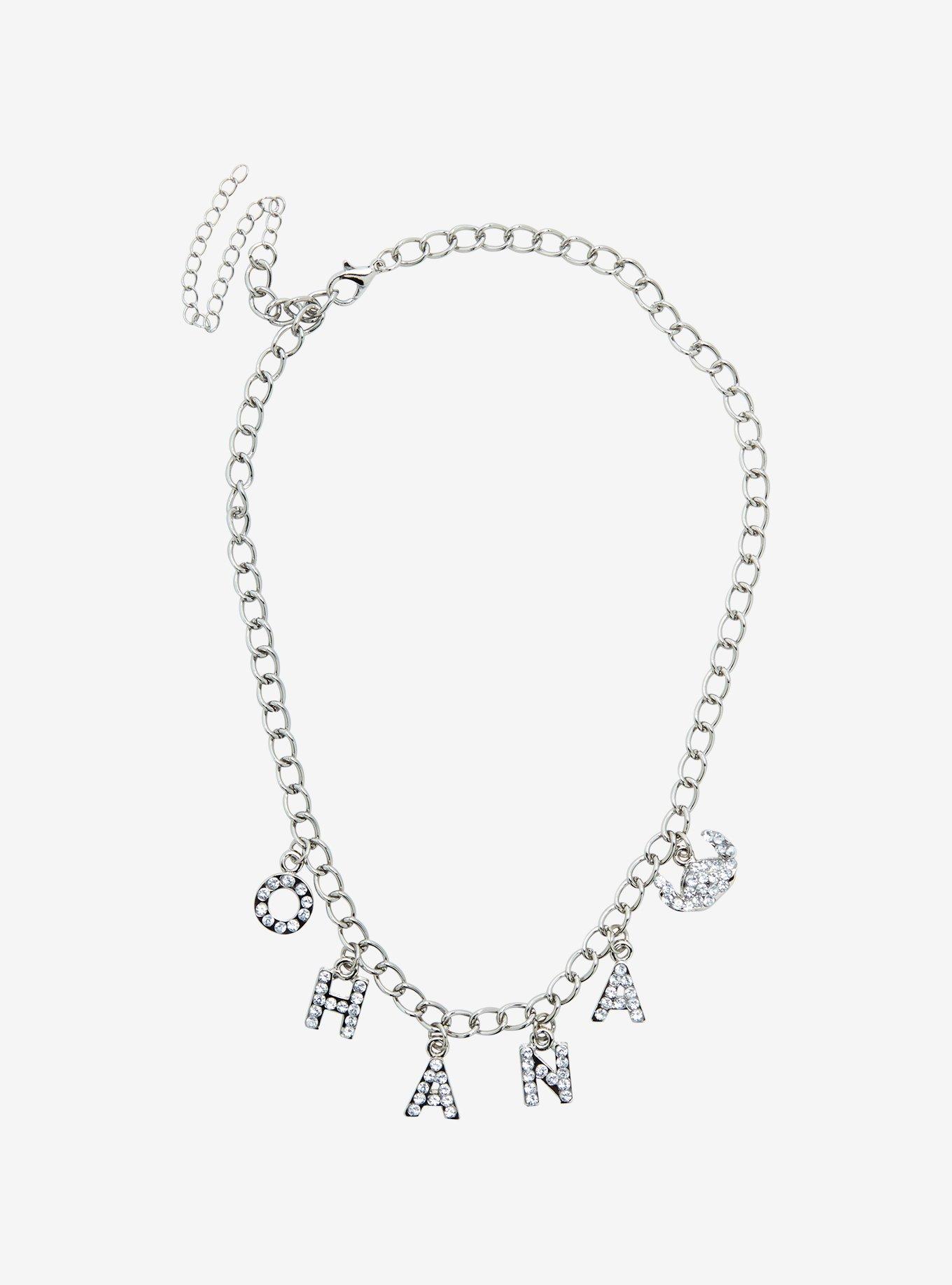 Disney Lilo & Stitch Ohana Choker Necklace, , hi-res