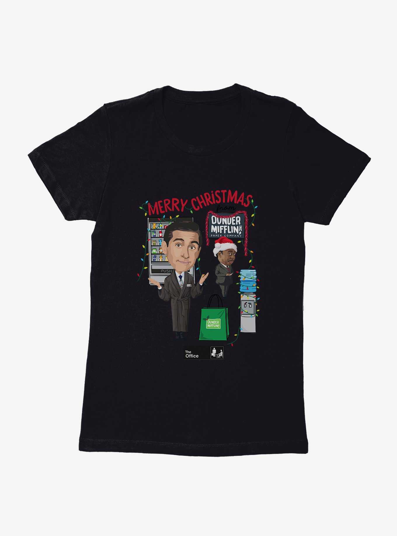 The Office Dunder Mifflin Christmas Womens T-Shirt, , hi-res