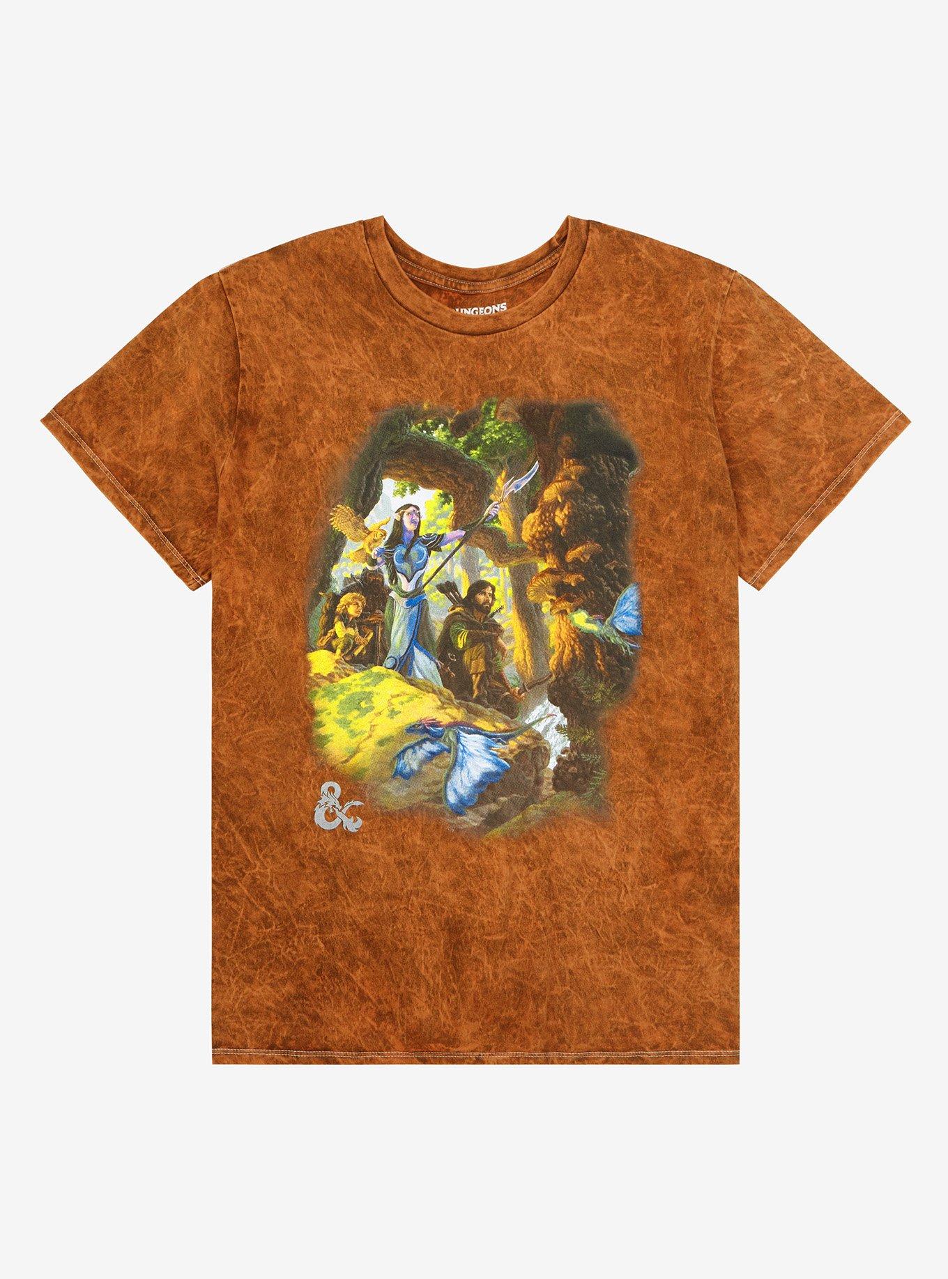 Dungeons & Dragons Forest Trio Boyfriend Fit Girls T-Shirt, MULTI, hi-res