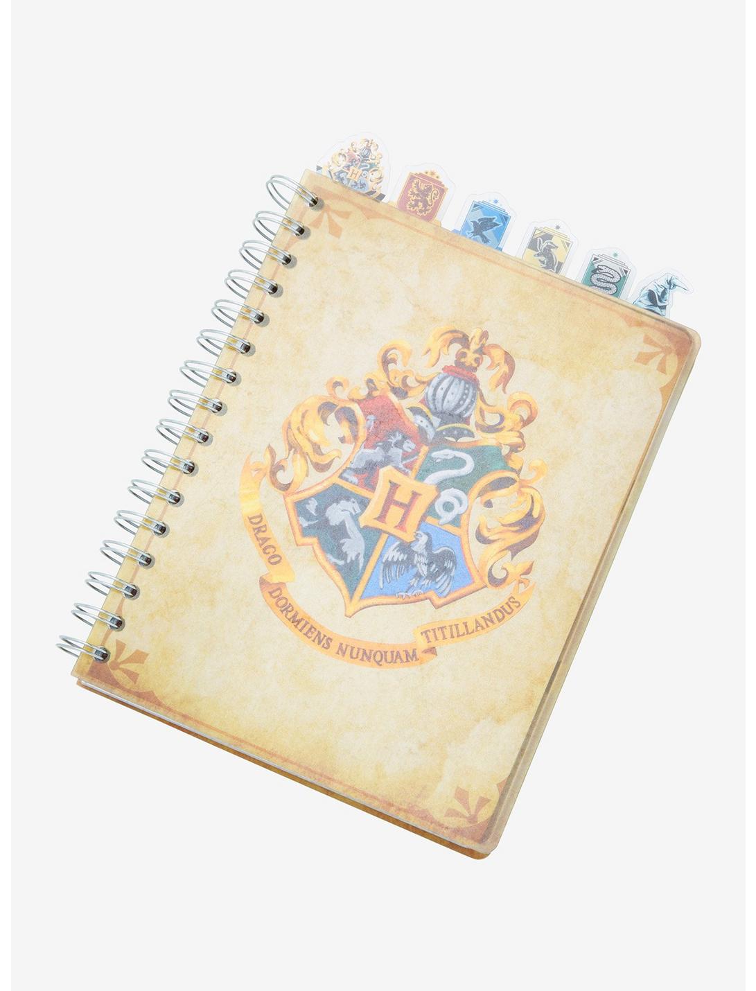 Harry Potter Hogwarts Crest Tabbed Journal, , hi-res