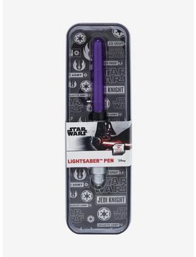 Star Wars Purple Lightsaber Light-Up Pen, , hi-res