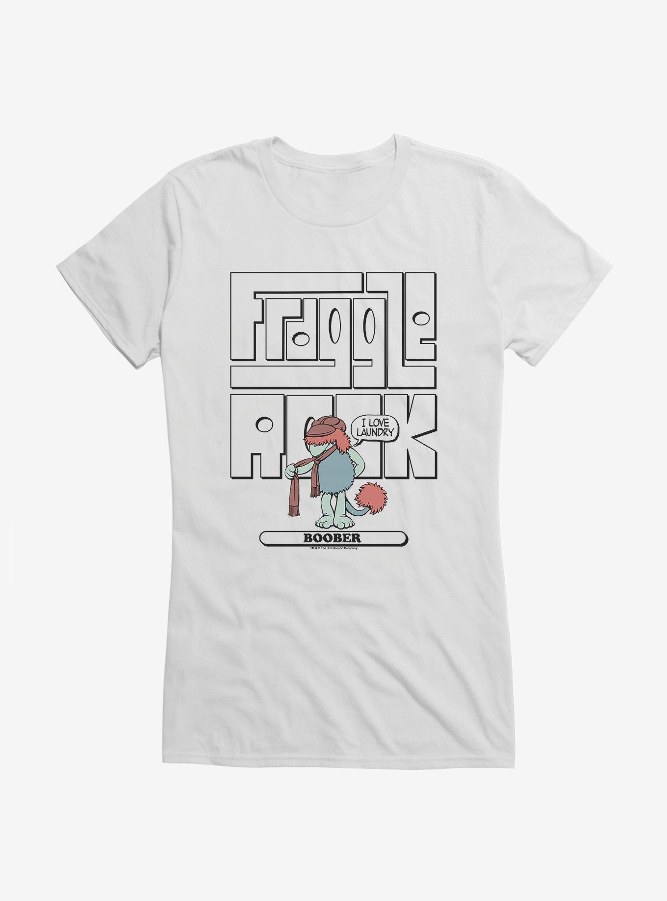 Jim Henson's Fraggle Rock Boober Loves Laundry Girls T-Shirt, WHITE, hi-res