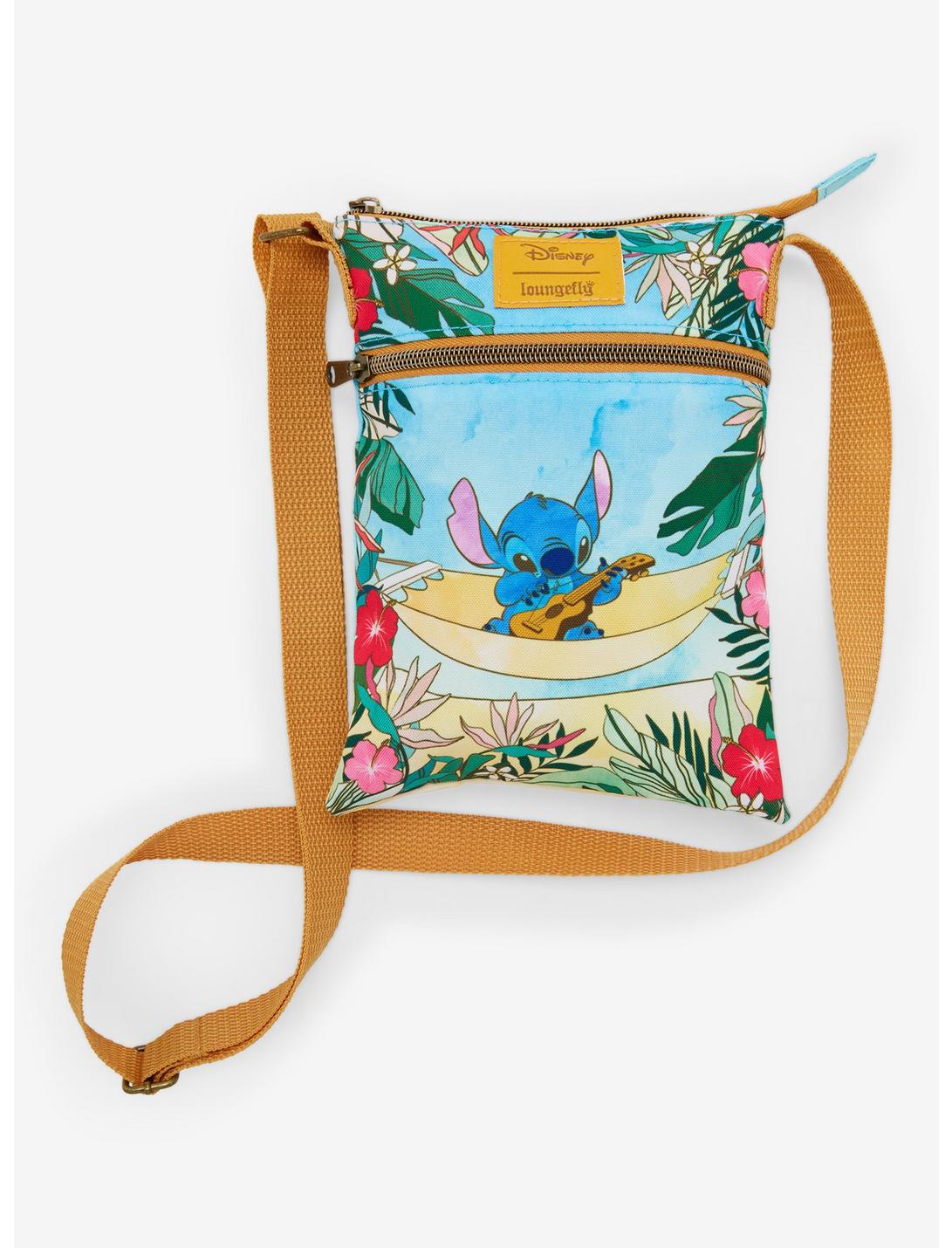 Loungefly Disney Stitch In Hammock Passport Crossbody Bag, , hi-res