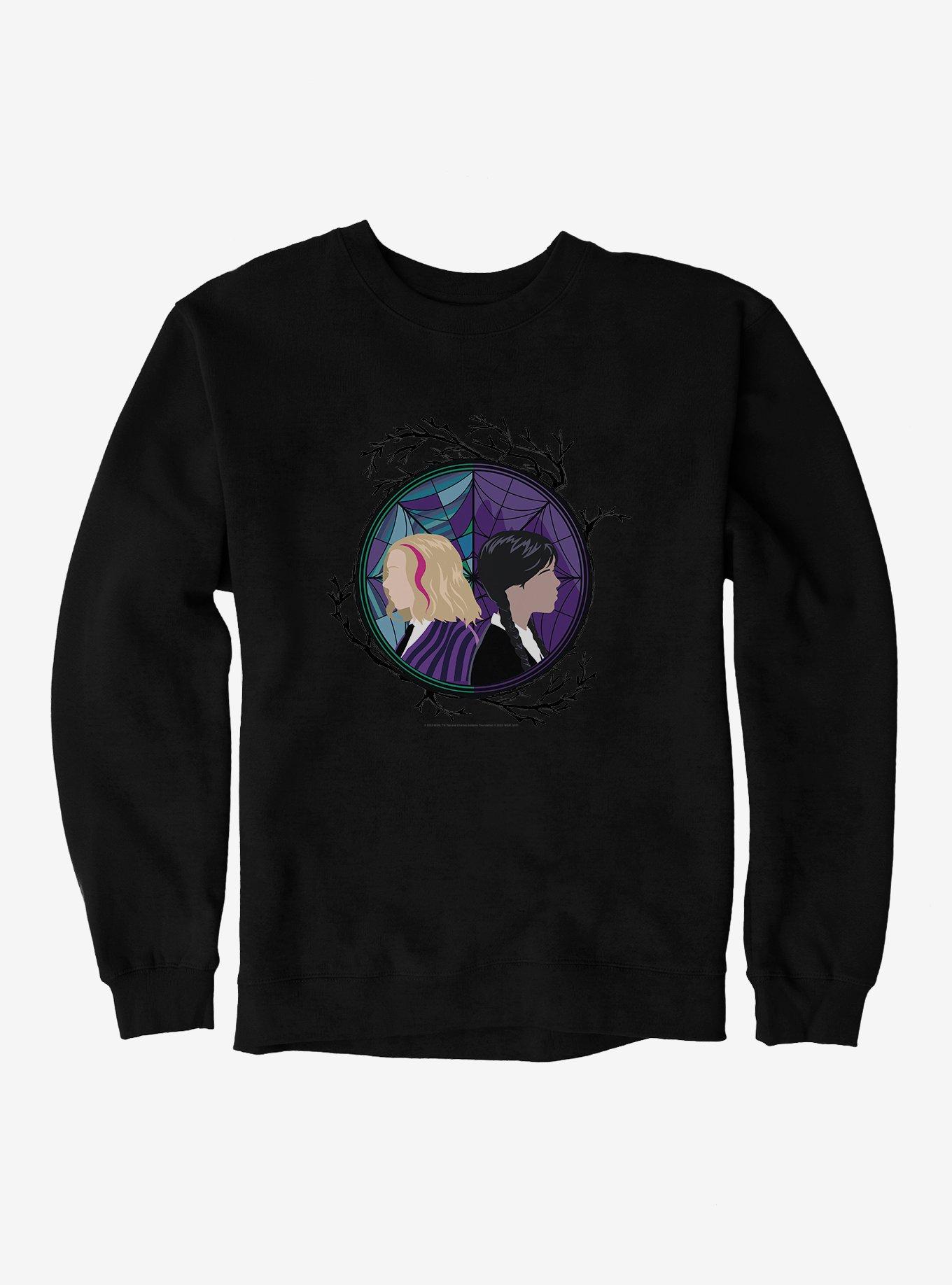 Wednesday Enid And Wednesday Portrait Sweatshirt, , hi-res