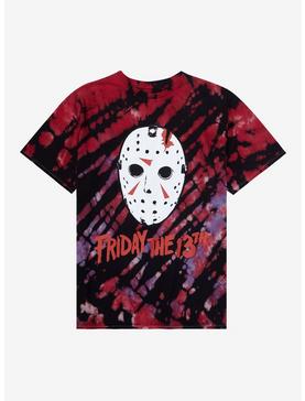 Plus Size Friday The 13th Jason Mask Tie Dye Boyfriend Fit Girls T-Shirt, , hi-res
