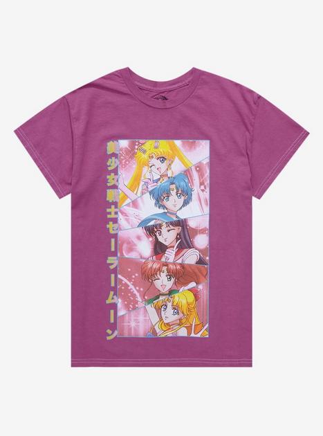 Sailor Moon Crystal Panel Boyfriend Fit Girls T-Shirt | Hot Topic