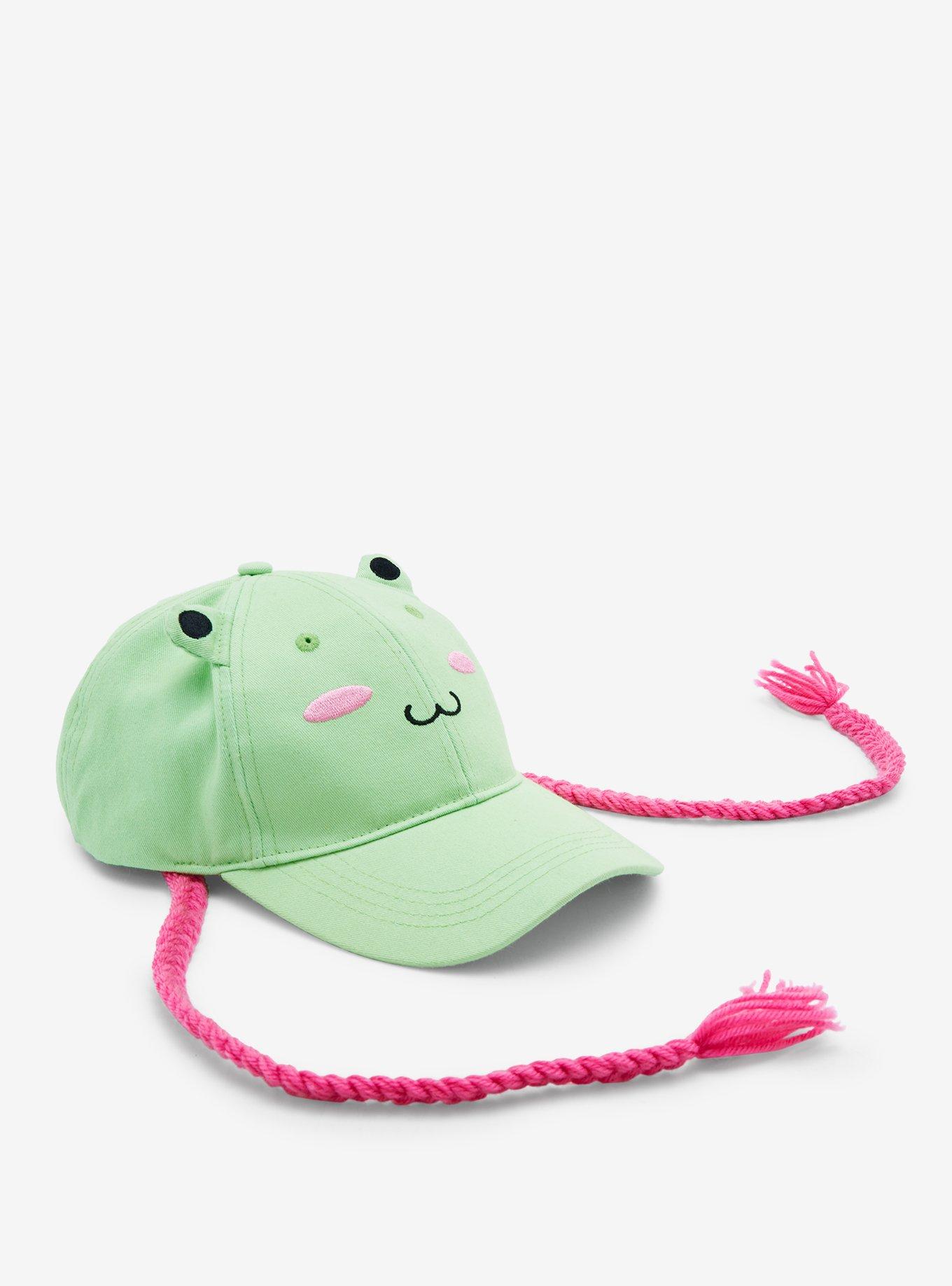 Kawaii Frog Tassel Dad Cap, , hi-res