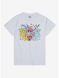 My Little Pony Mushrooms and Flowers Boyfriend Fit Girls T-Shirt, MULTI, hi-res