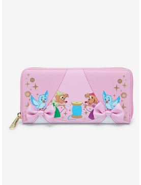 Loungefly Disney Cinderella Pink Dress Zip Wallet - BoxLunch Exclusive, , hi-res