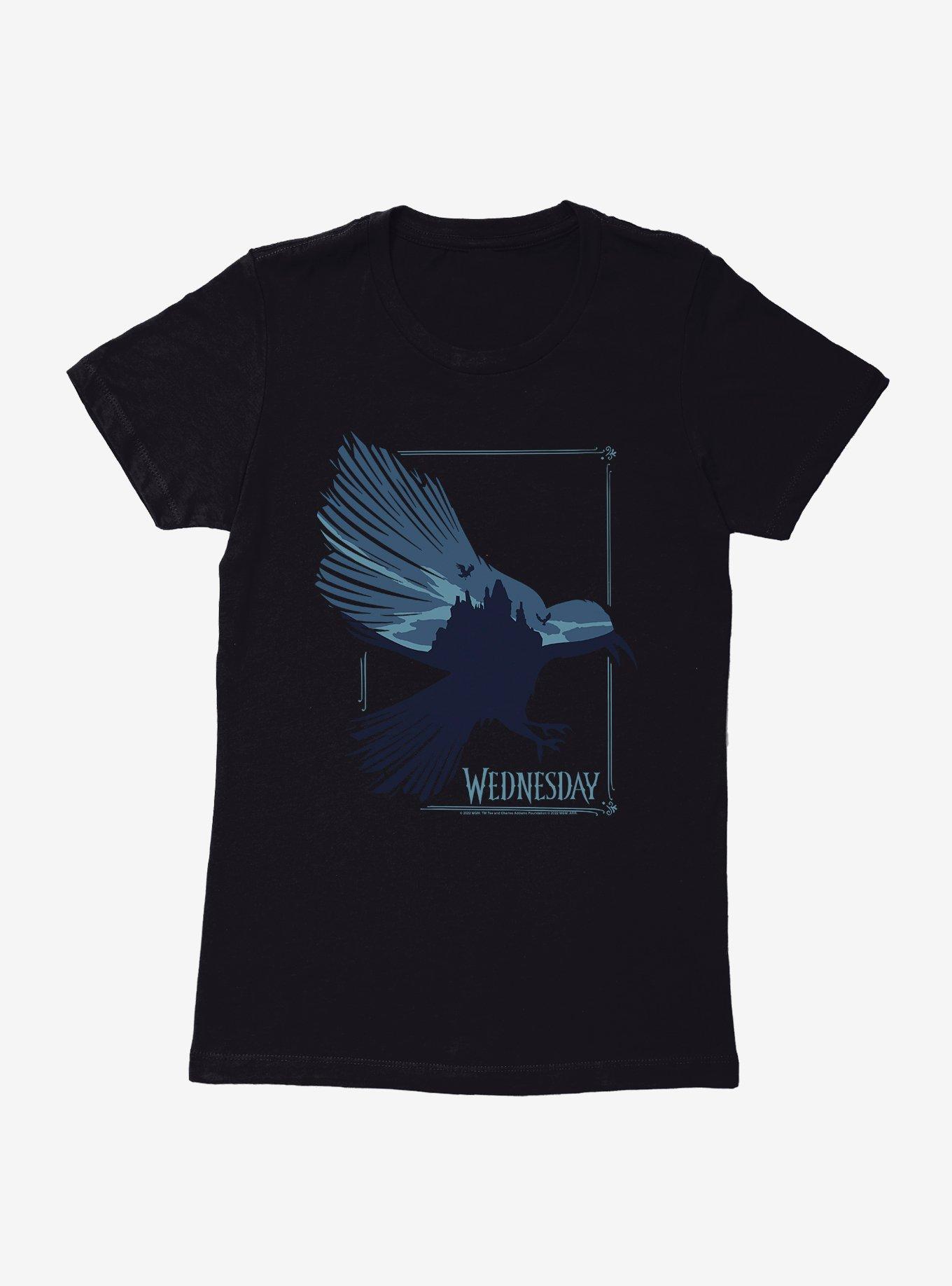 Wednesday Raven Womens T-Shirt, , hi-res