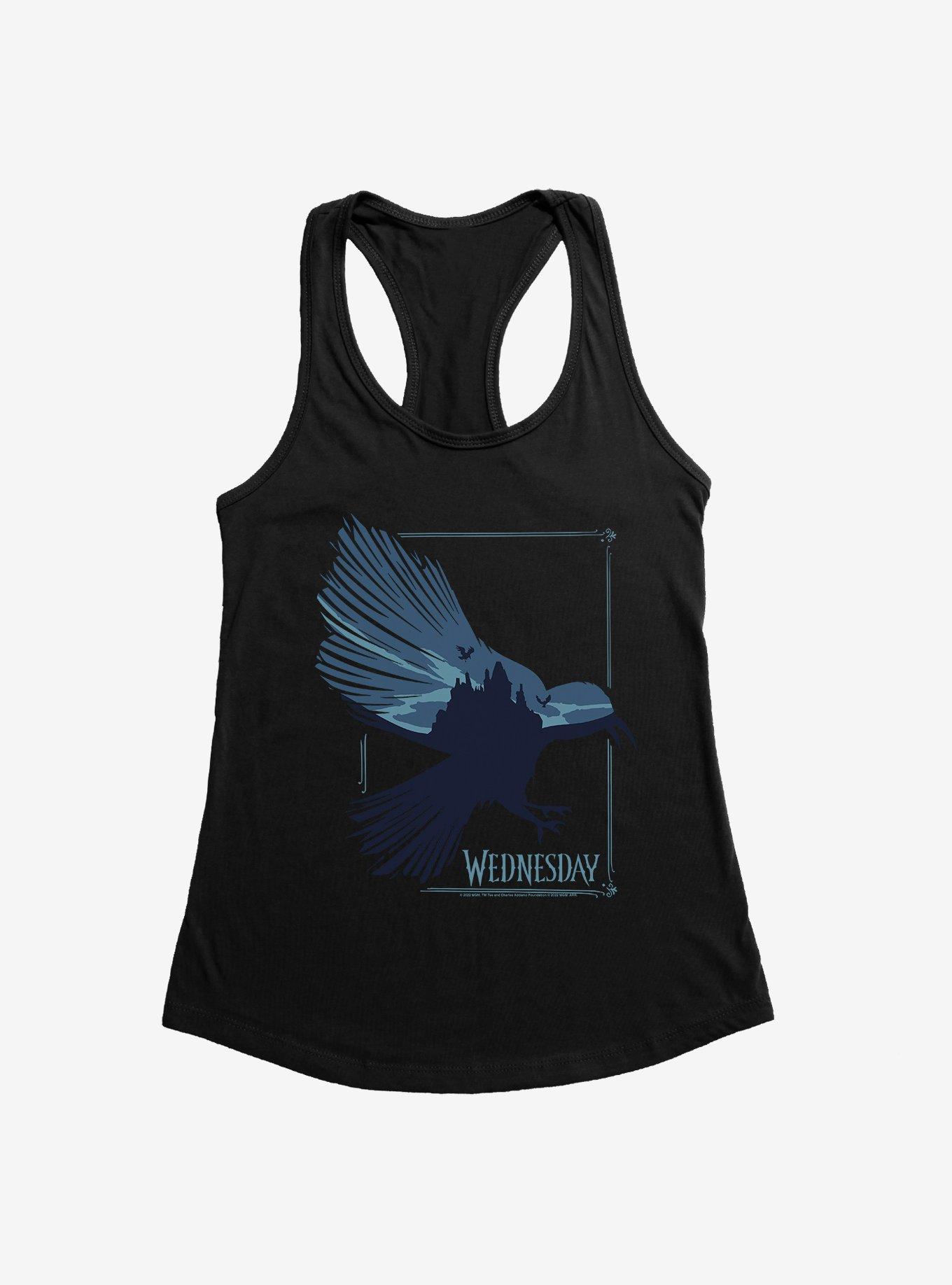 Wednesday Raven Womens Tank Top, , hi-res