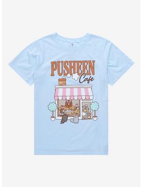 Pusheen Cafe Boyfriend Fit Girls T-Shirt, , hi-res