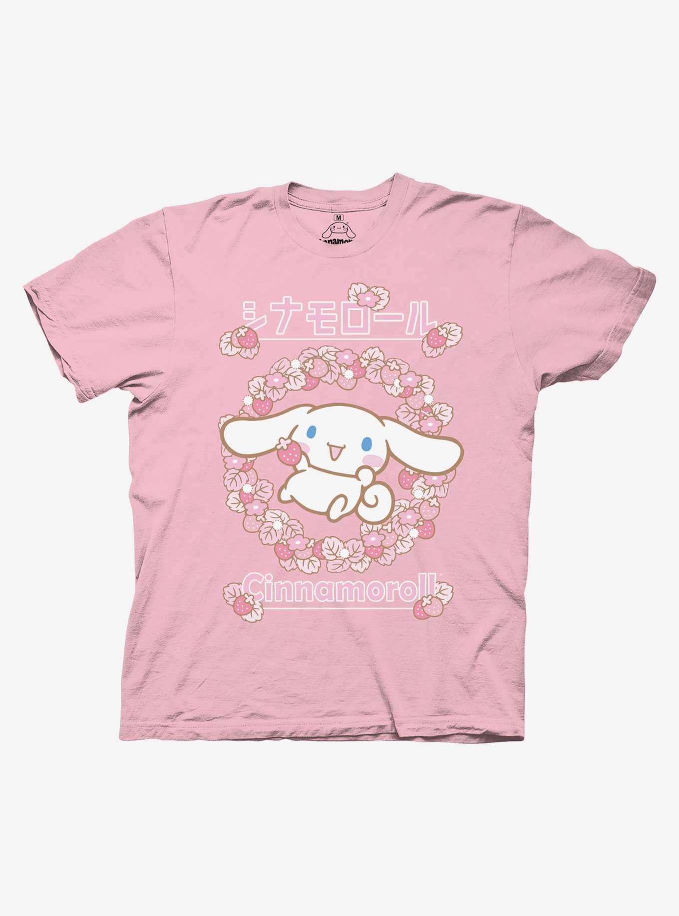 Cinnamoroll Strawberries Boyfriend Fit Girls T-Shirt, , hi-res