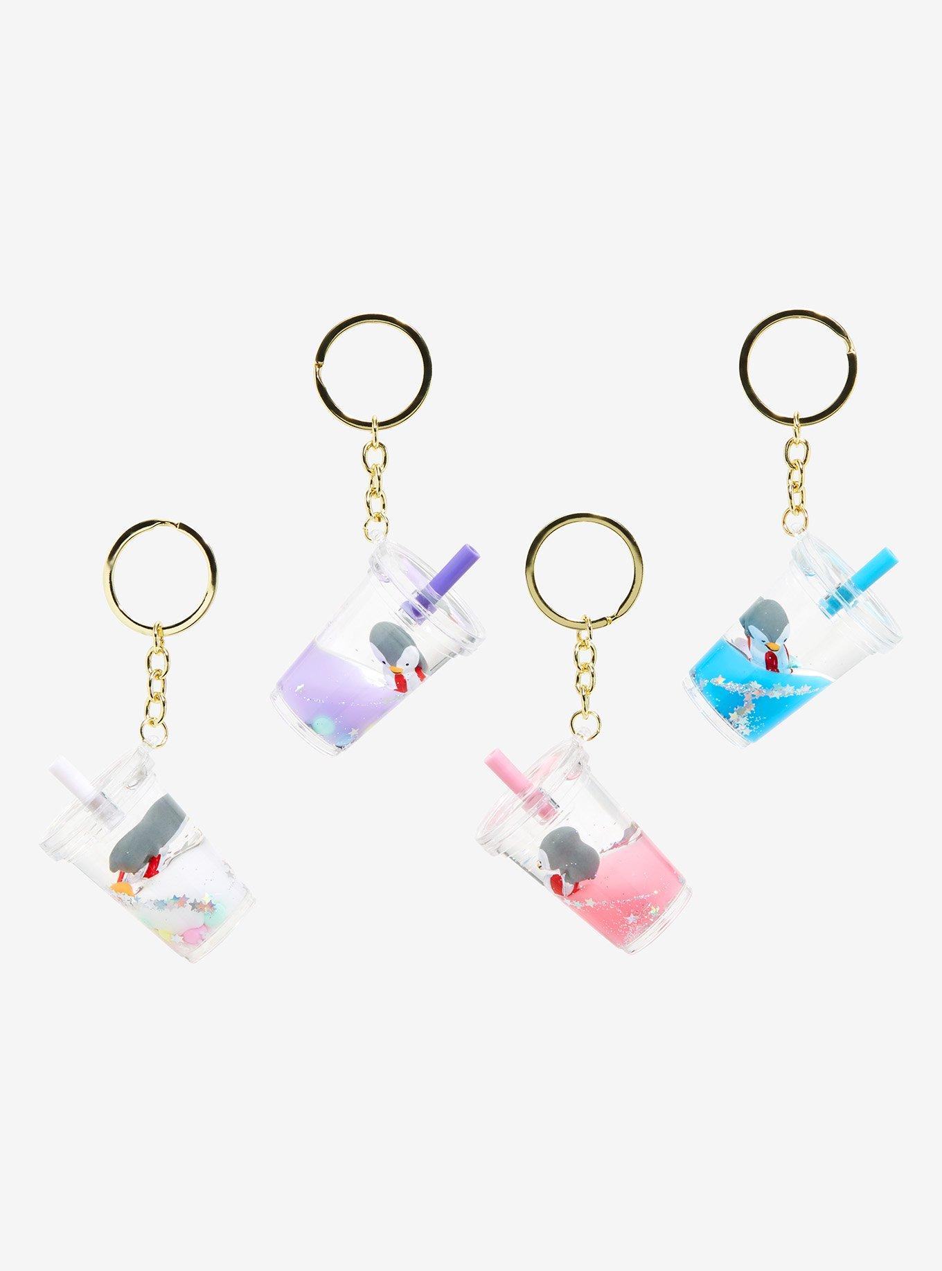 Floating Penguin Cups Blind Bag Keychain, , hi-res