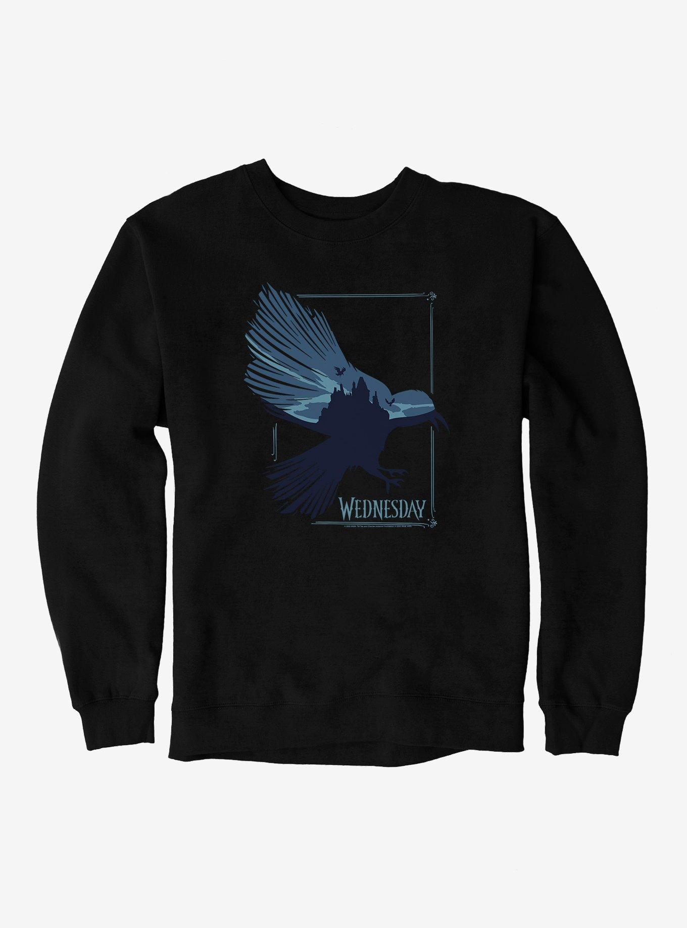 Wednesday TV Series Raven Sweatshirt, , hi-res