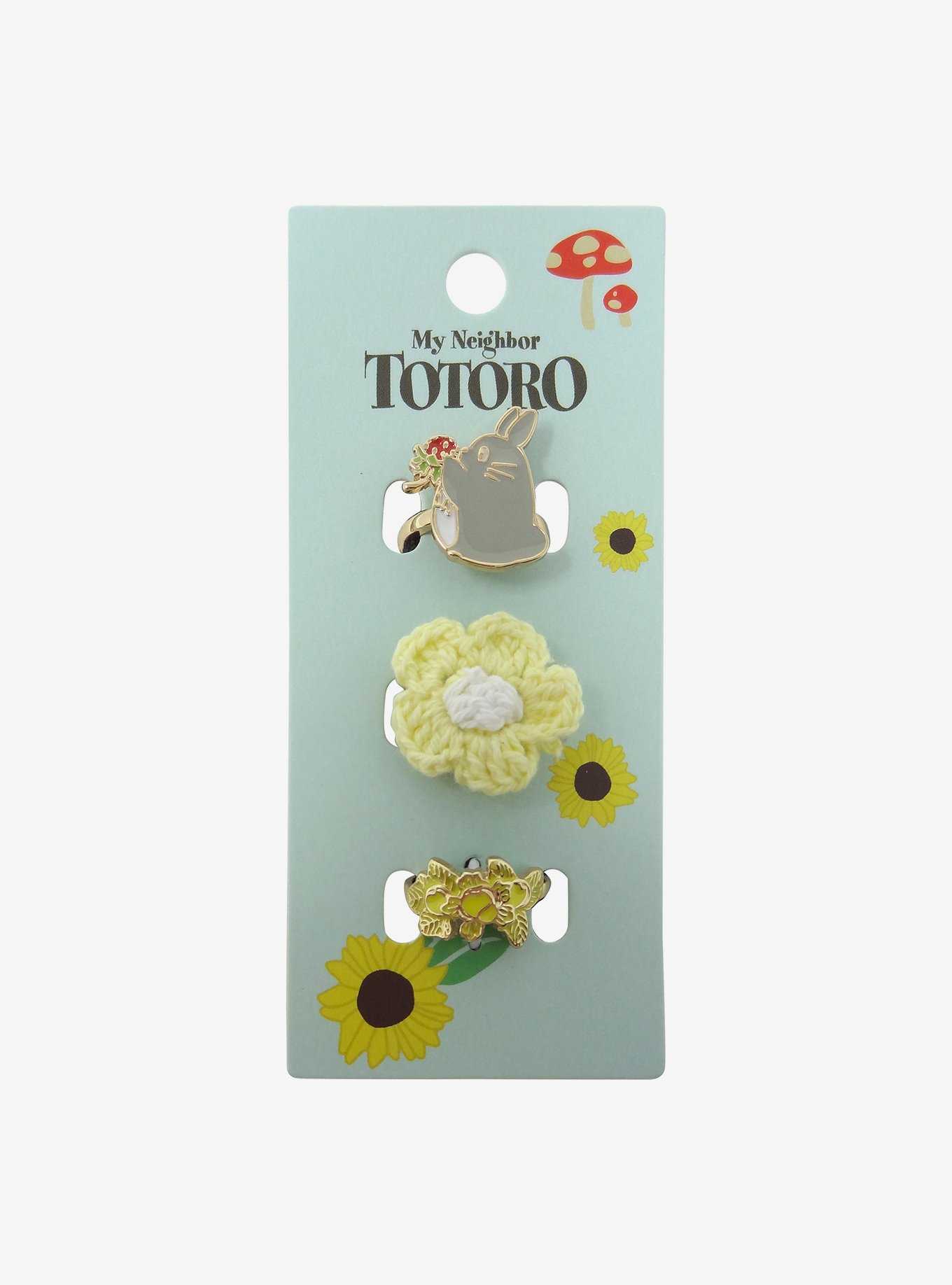 Studio Ghibli My Neighbor Totoro Crochet Flower Ring Set, , hi-res