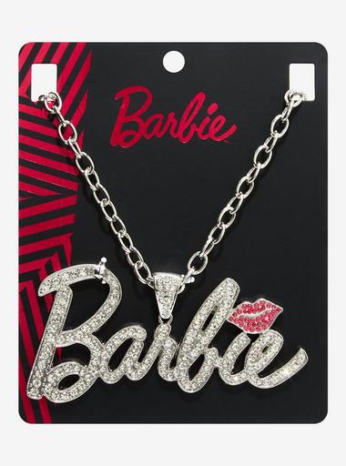 Barbie Bling Nameplate Necklace Hot Topic