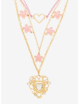 Sakura Heart Ornate Necklace Set, , hi-res