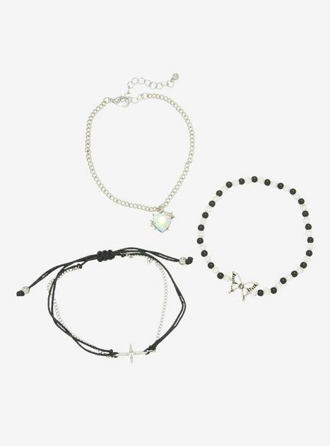 Heart Butterfly Star Bracelet Set | Hot Topic