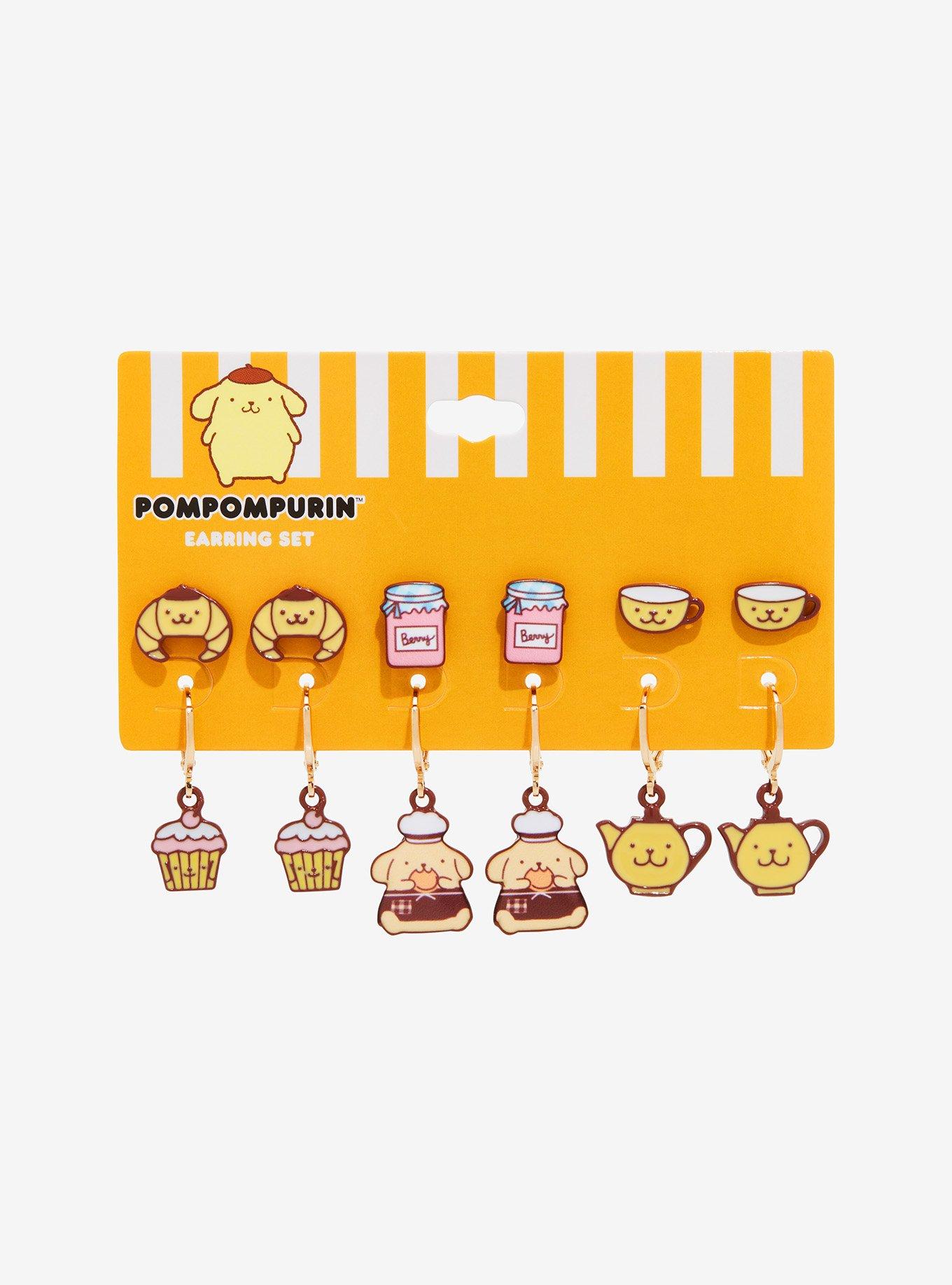 Pompompurin Bakery Treats Earring Set, , hi-res