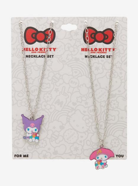 My Melody Heart Best Friend Necklace Set, Hot Topic