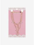 Sweet Society Pink Cross Rose Necklace Set, , hi-res