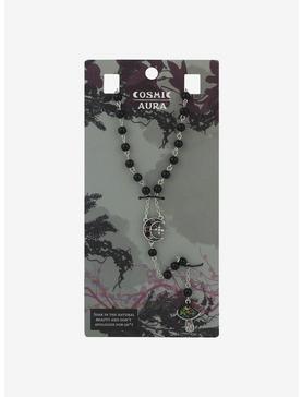 Cosmic Aura Celestial Mushroom Rosary Necklace, , hi-res