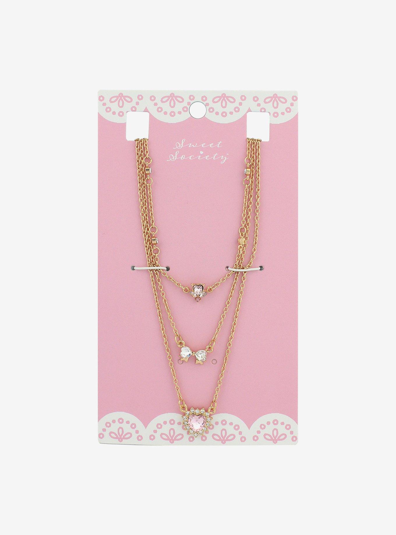 WEAR ME KNOT! pearl and bow detailed necklace