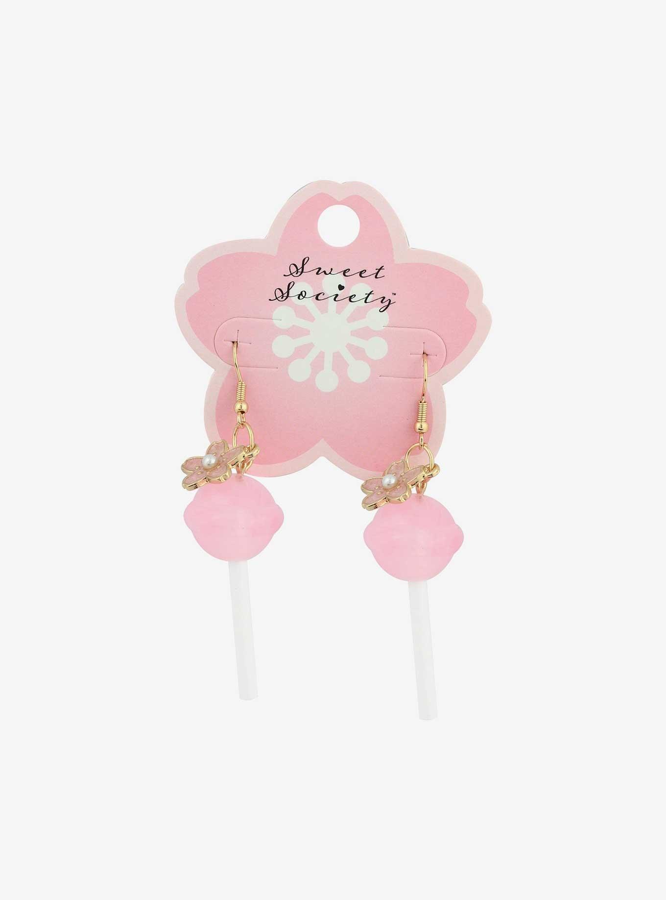 Sweet Society Sakura Lollipop Earrings | Hot Topic