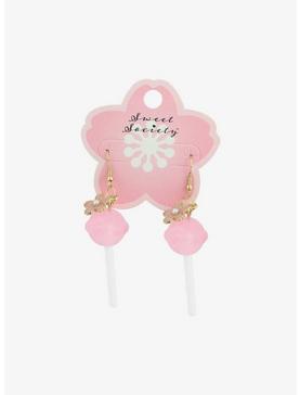 Sweet Society Sakura Lollipop Earrings, , hi-res