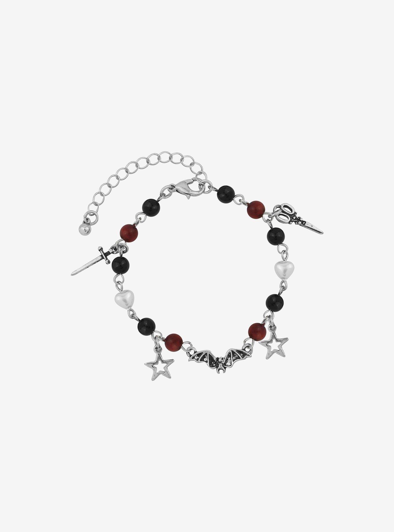 Cosmic Aura Bat Icon Charm Bracelet, , hi-res