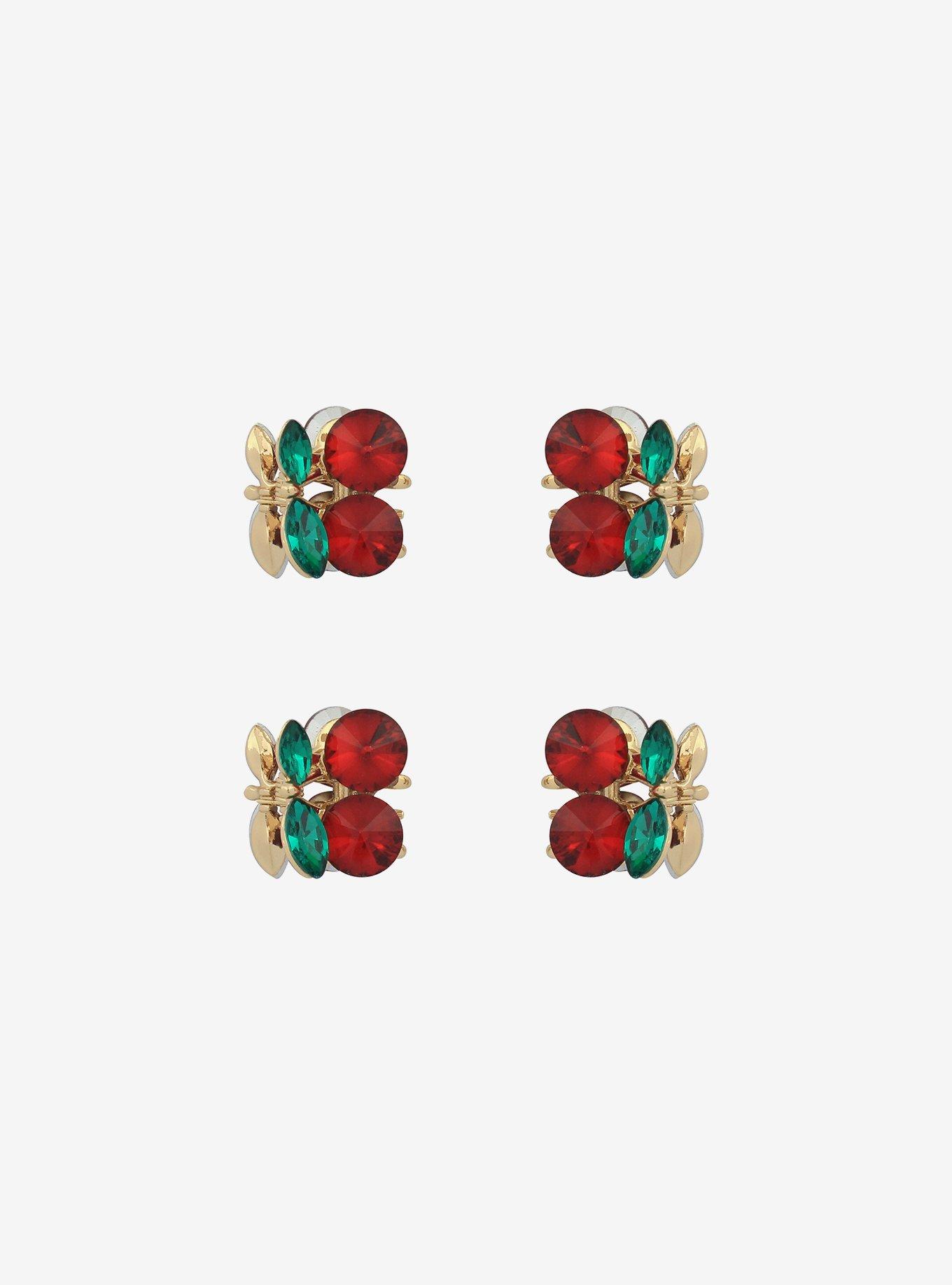 Sweet Society Cherry Mini Claw Hair Clip Set, , hi-res