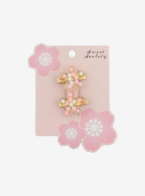 Sweet Society Sakura Dried Flower Hair Clip Set | Hot Topic