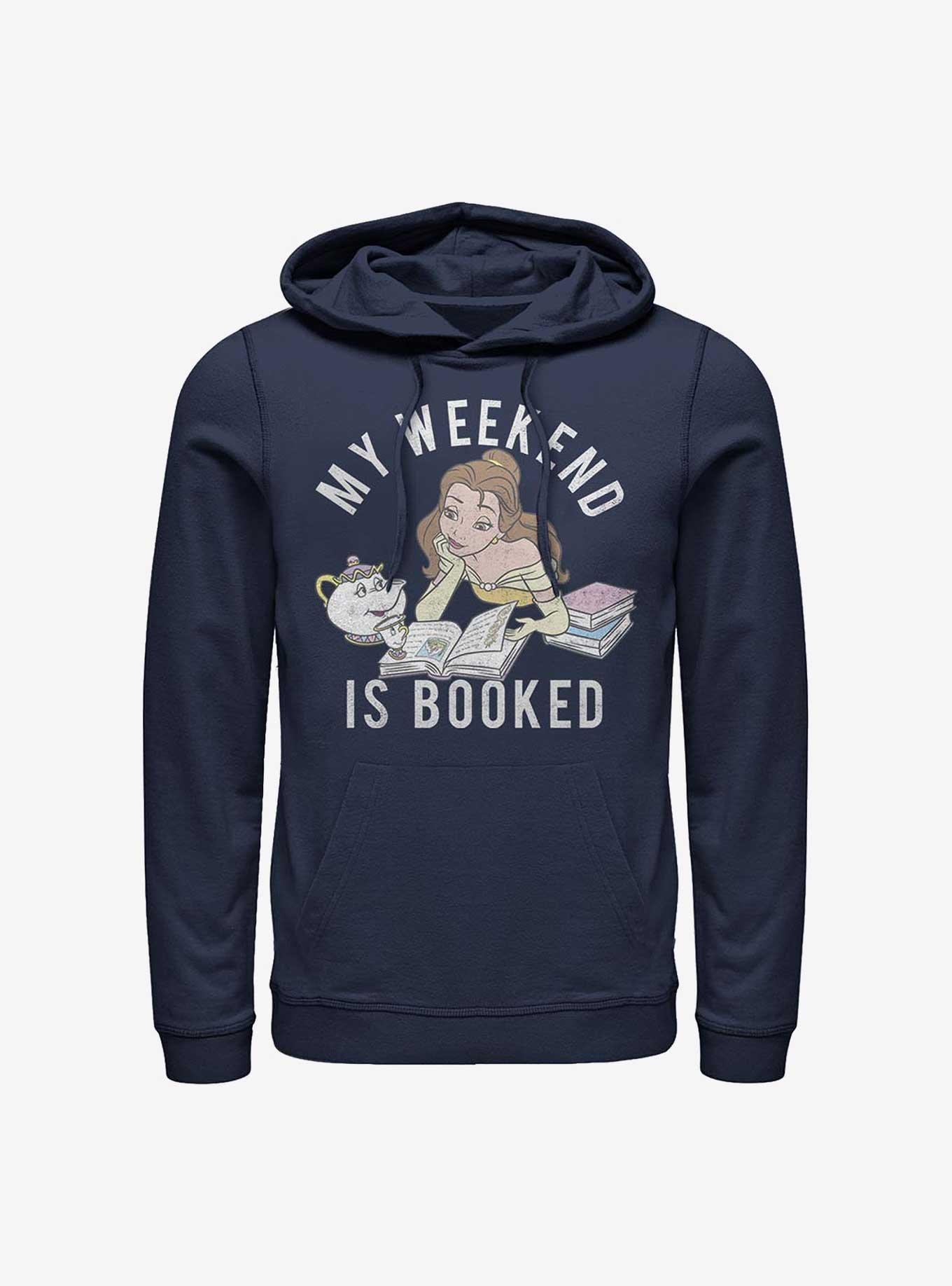 Disney Beauty And The Beast Weekend Is Booked Hoodie, NAVY, hi-res