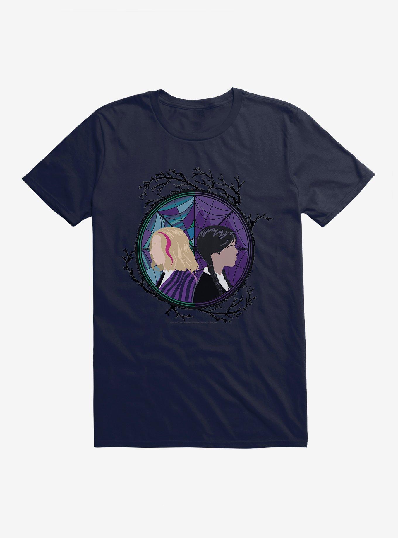 Wednesday Enid And Wednesday Portrait T-Shirt, , hi-res