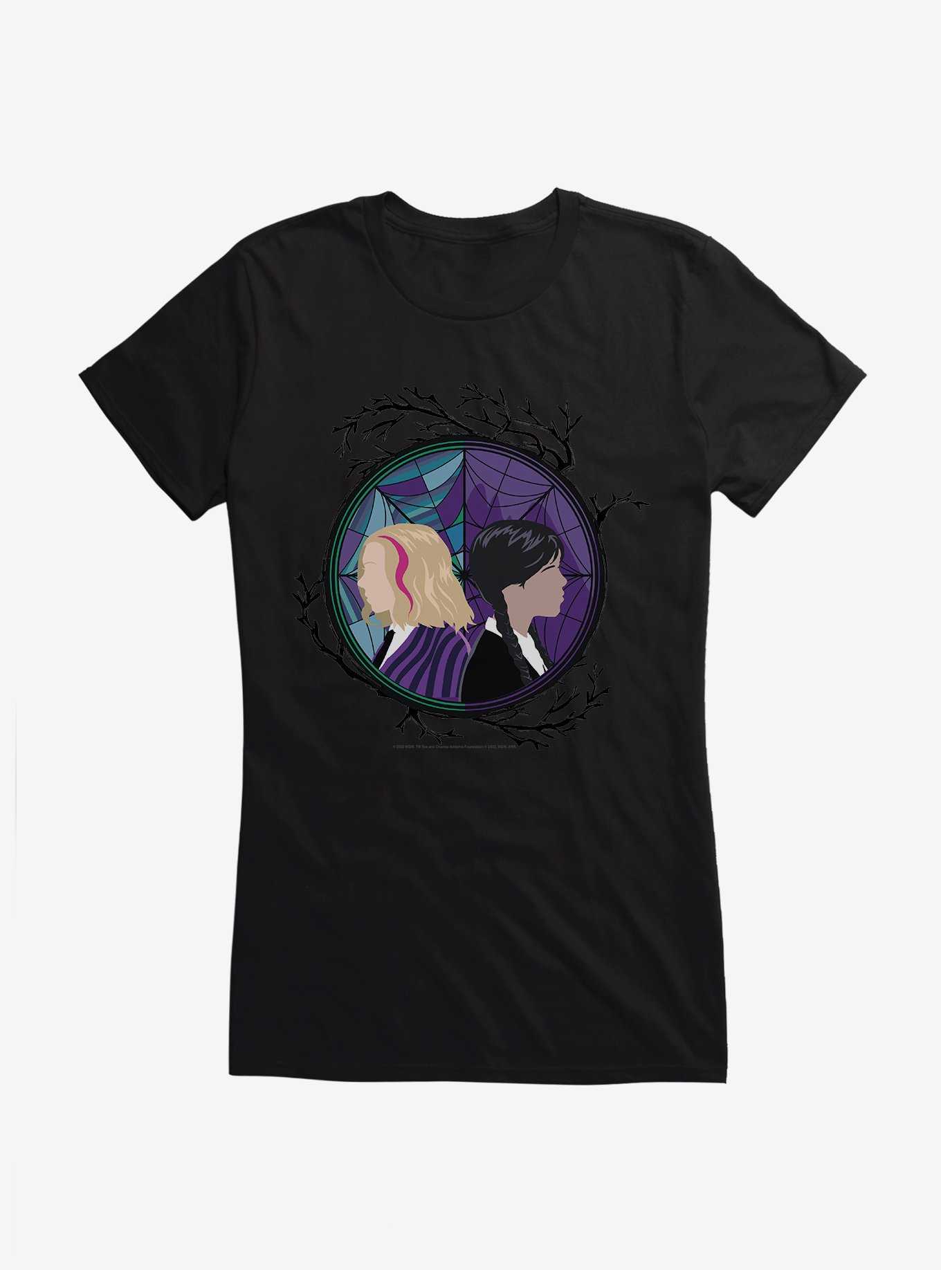 Wednesday TV Series Enid And Wednesday Portrait Girls T-Shirt, , hi-res