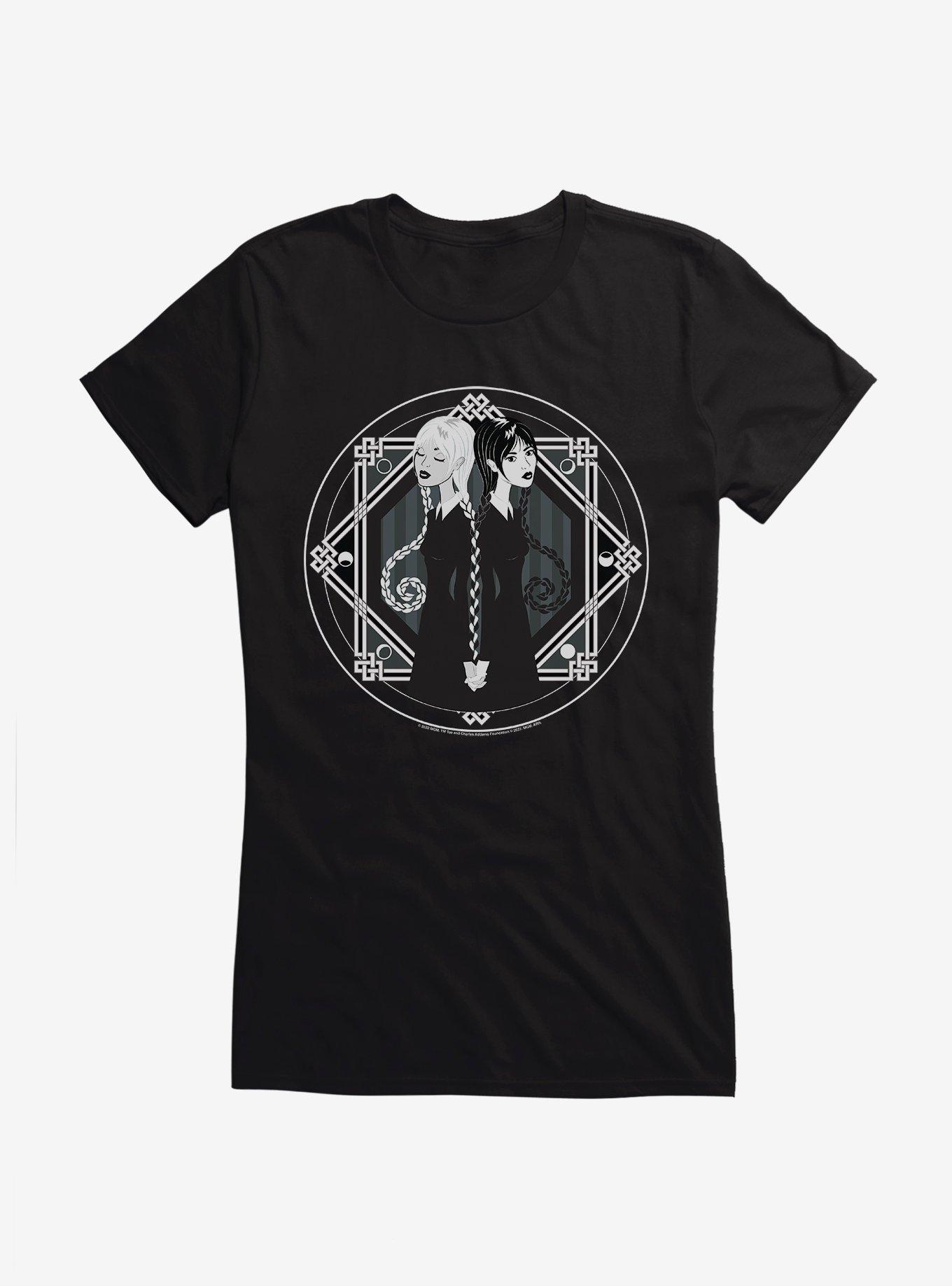 Wednesday TV Series Goody And Wednesday Addams Girls T-Shirt, , hi-res