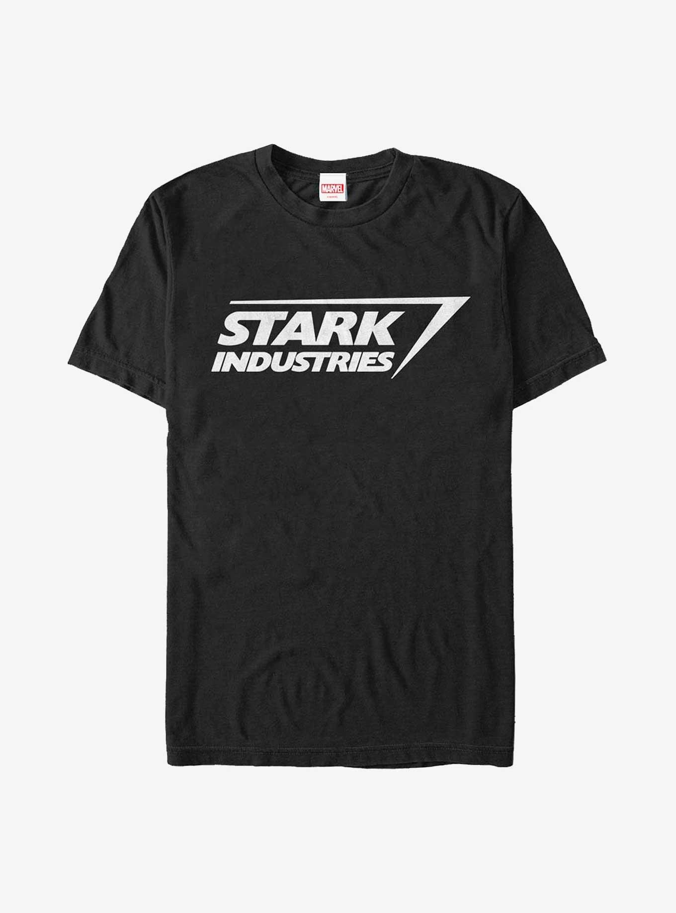 Marvel Iron Man Stark Industries T-Shirt, BLACK, hi-res