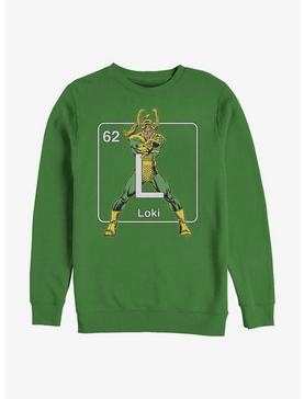 Marvel Loki Periodic Element Sweatshirt, , hi-res