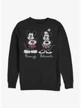 Disney Mickey Mouse & Minnie Mouse Always Forever Sweatshirt, BLACK, hi-res