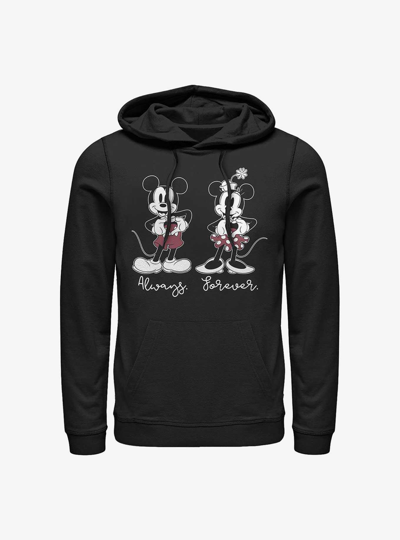 Disney Mickey Mouse & Minnie Mouse Always Forever Hoodie, , hi-res