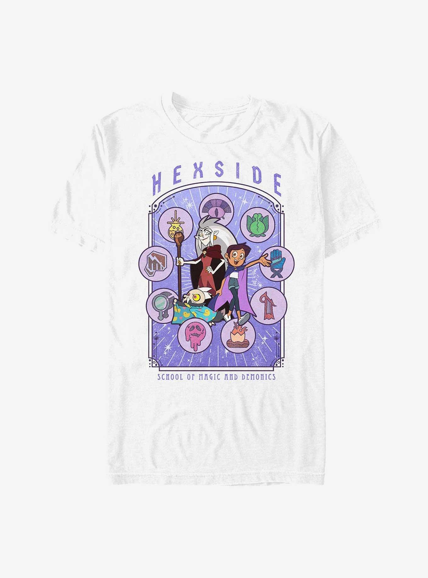 Disney The Owl House Hexside Magic And Demonics T-Shirt, WHITE, hi-res