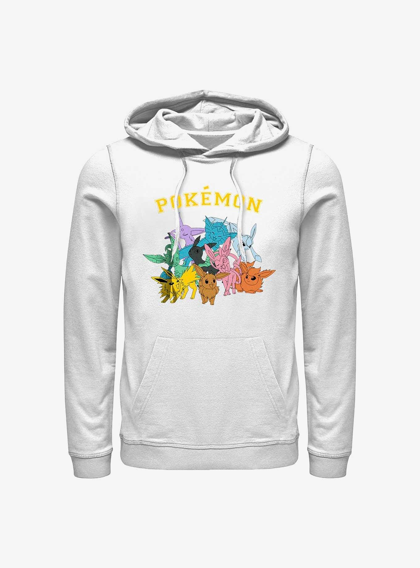 Pokemon Eeveelutions Hoodie, WHITE, hi-res