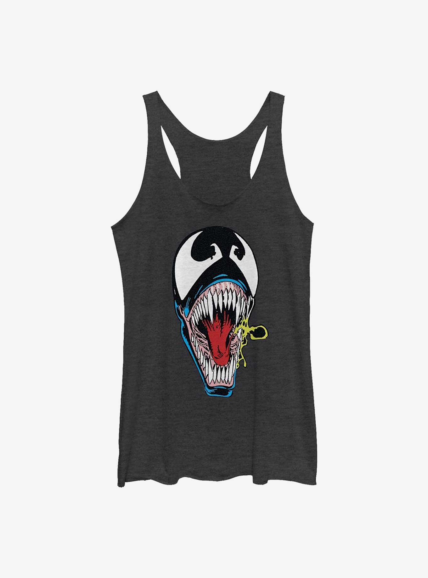 Marvel Spider-Man Retro Venom Girls Tank, BLK HTR, hi-res