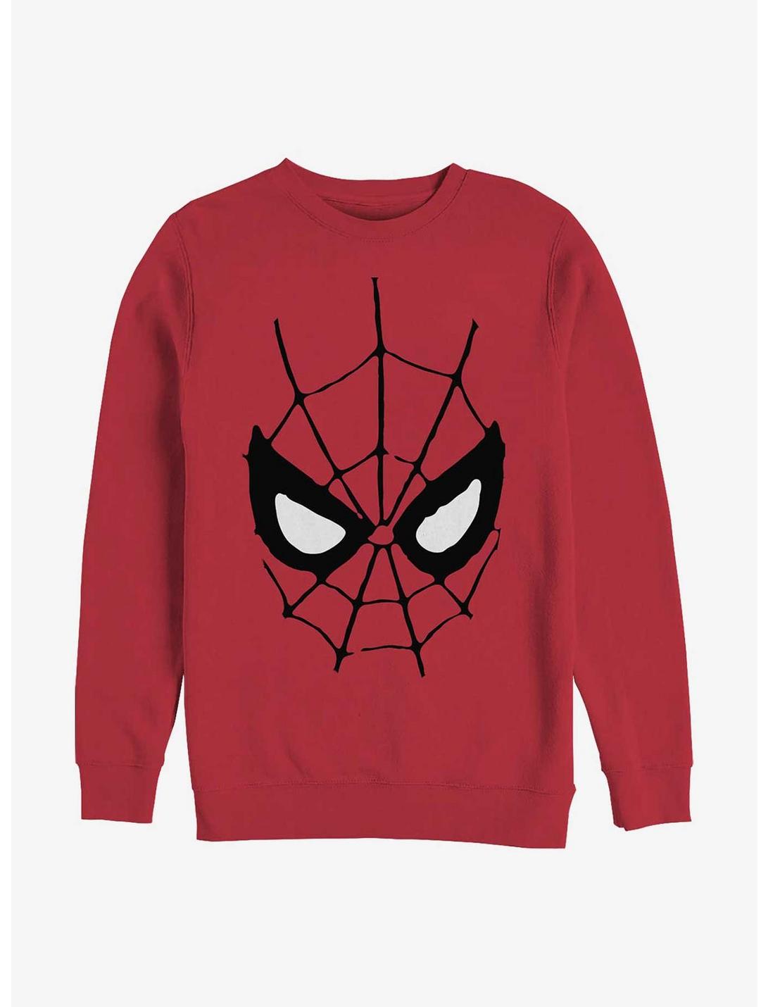 Marvel Spider-Man Mask Sweatshirt, RED, hi-res