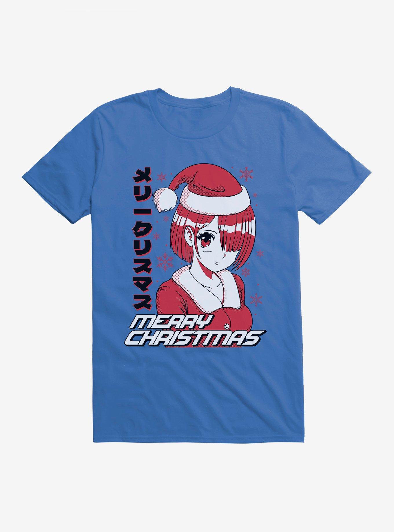 Christmas Anime Merry Christmas T-Shirt, , hi-res