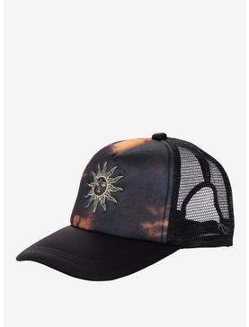 Sun Tie-Dye Trucker Hat, , hi-res