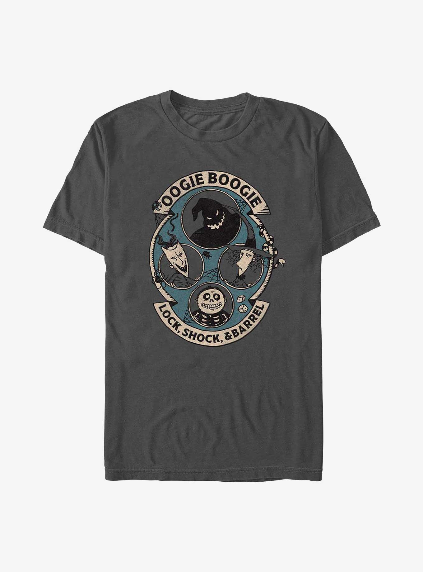 Disney The Nightmare Before Christmas Oogie Boogie and Lock, Shock, & Barrel T-Shirt, , hi-res