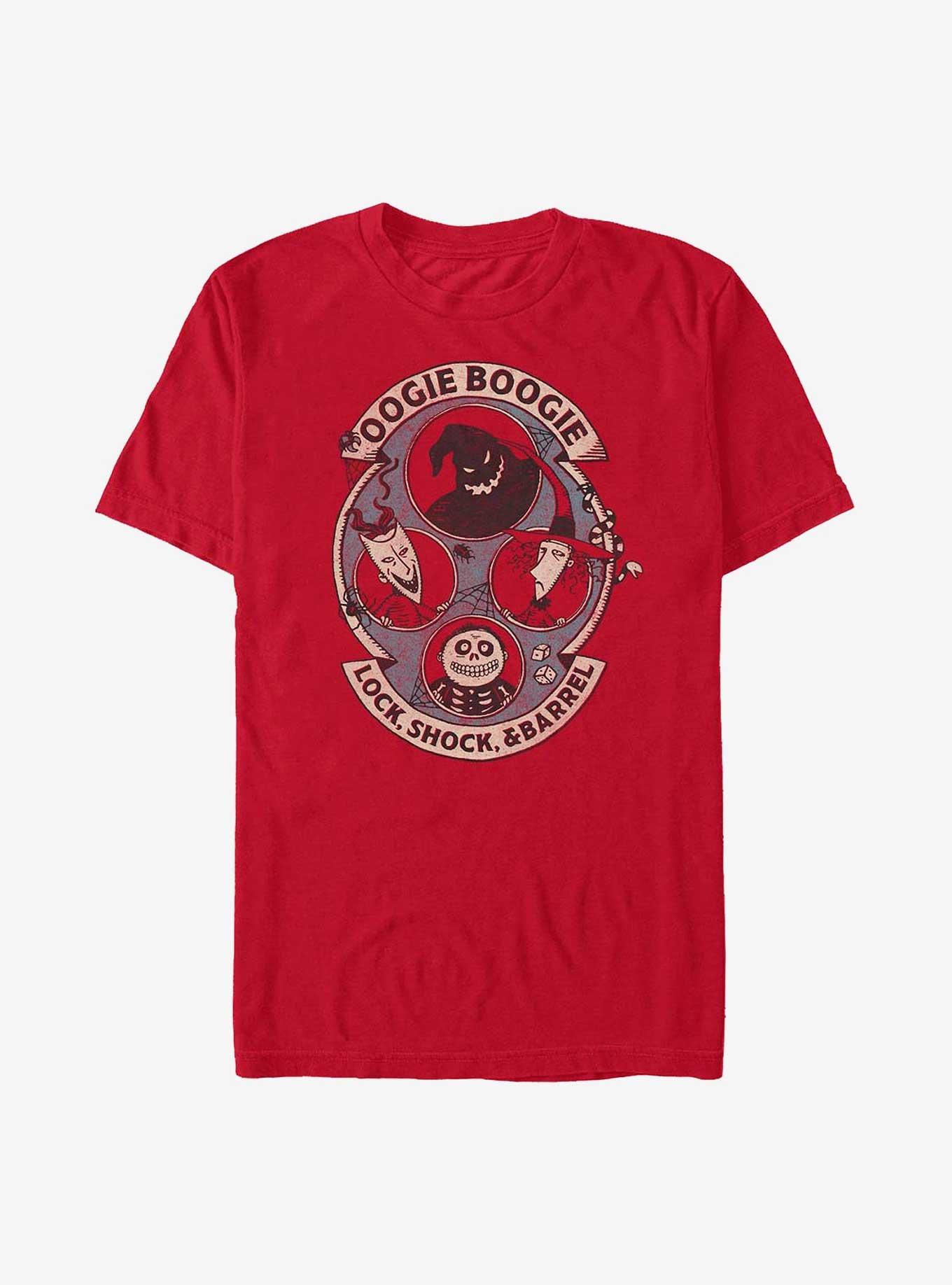 Disney The Nightmare Before Christmas Oogie Boogie and Lock, Shock, & Barrel T-Shirt, , hi-res
